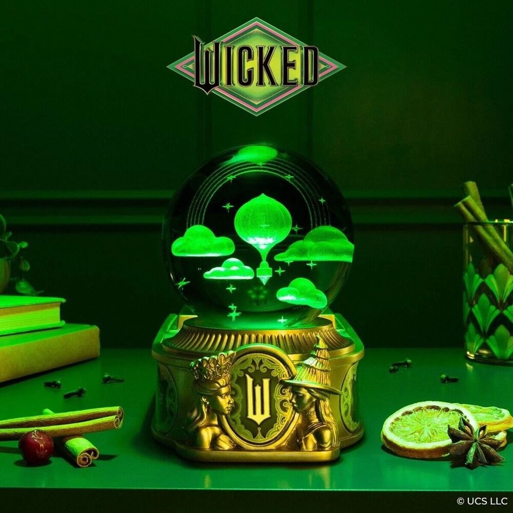 Scentsy Wicked Collection Warmer NIB Special Edtn Glinda & Elphaba Light-Up Orb